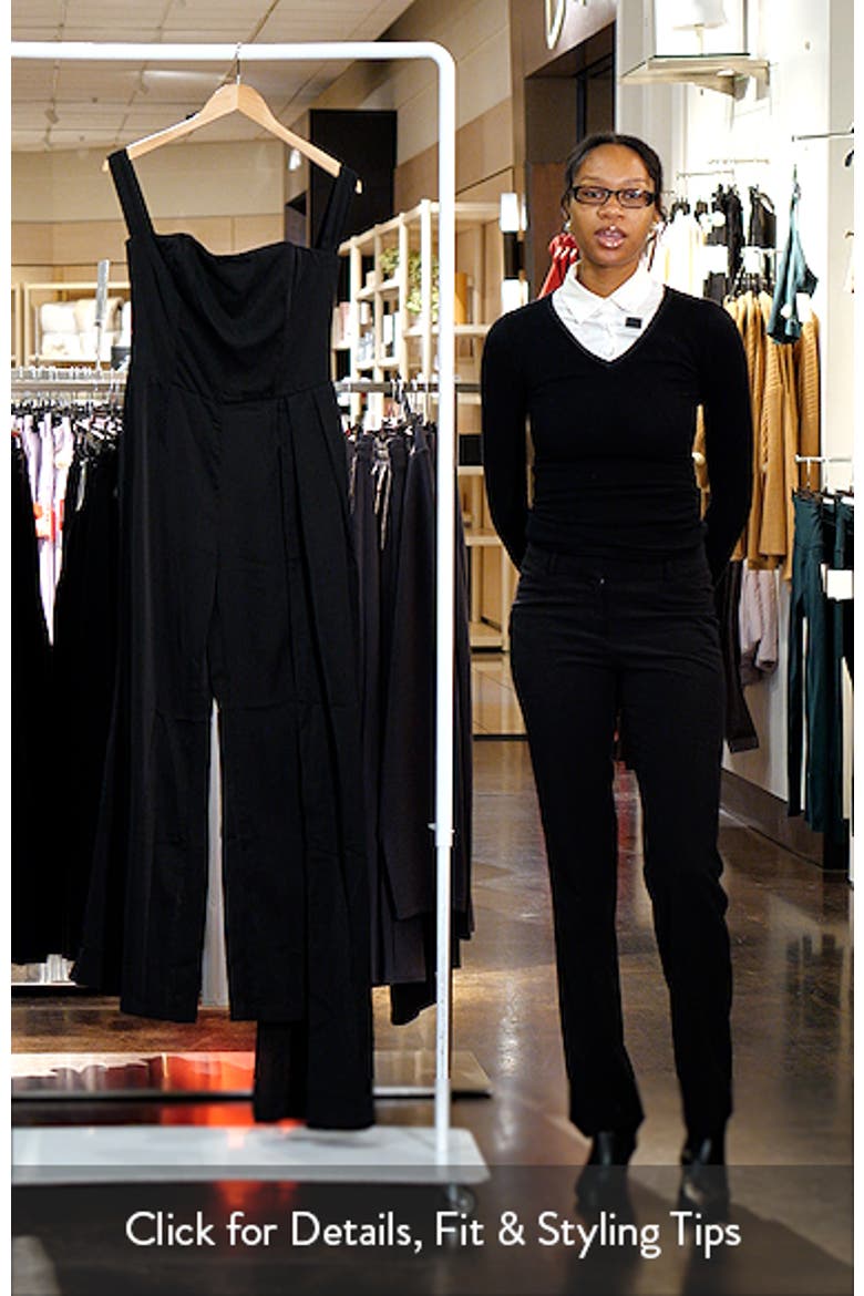 Jenny Drape Off the Shoulder Jumpsuit video