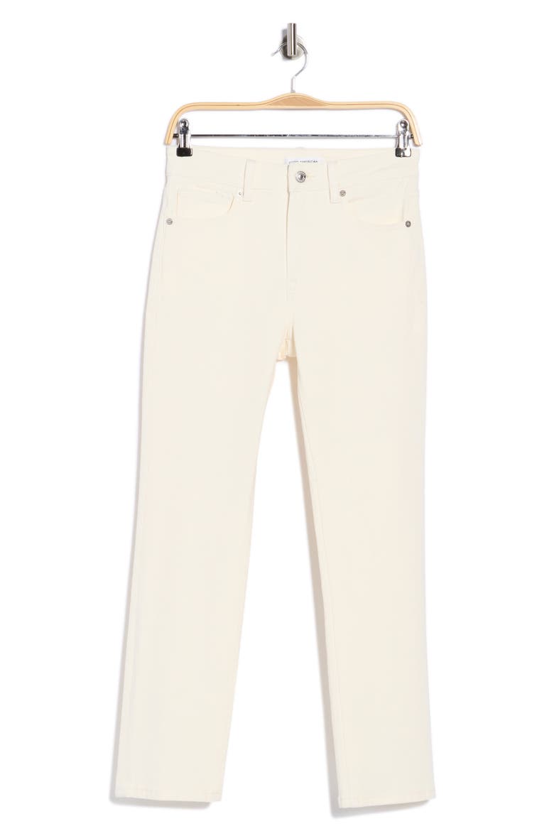 Good Legs High Waist Straight Leg Jeans, Main, color, PEARL