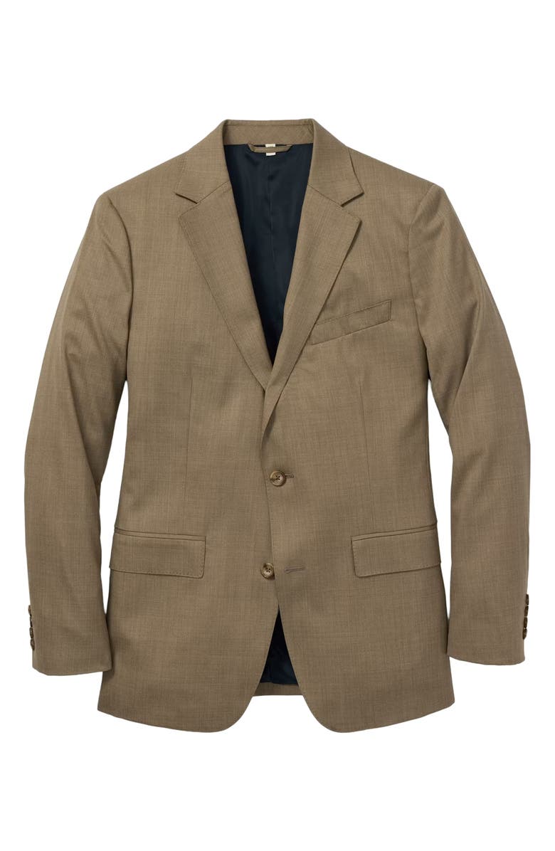 Bonobos Jetsetter Slim Fit Tan Mélange Stretch Wool Sport Coat, Main, color, 
