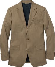Bonobos Jetsetter Slim Fit Tan Mélange Stretch Wool Sport Coat