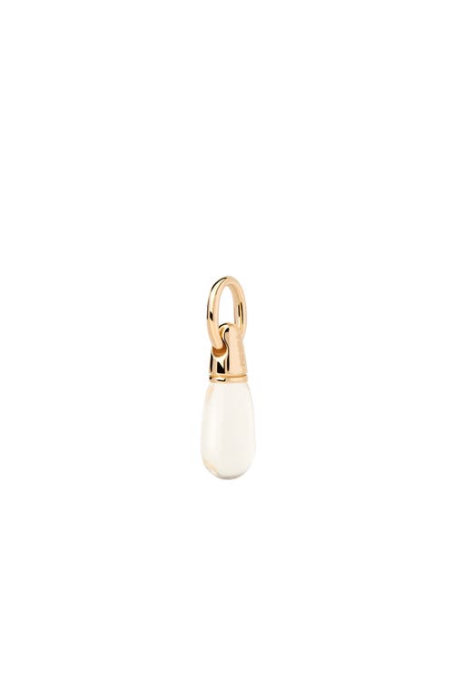 Pdpaola Rock Crystal Drop Pendant In Clear Quartz