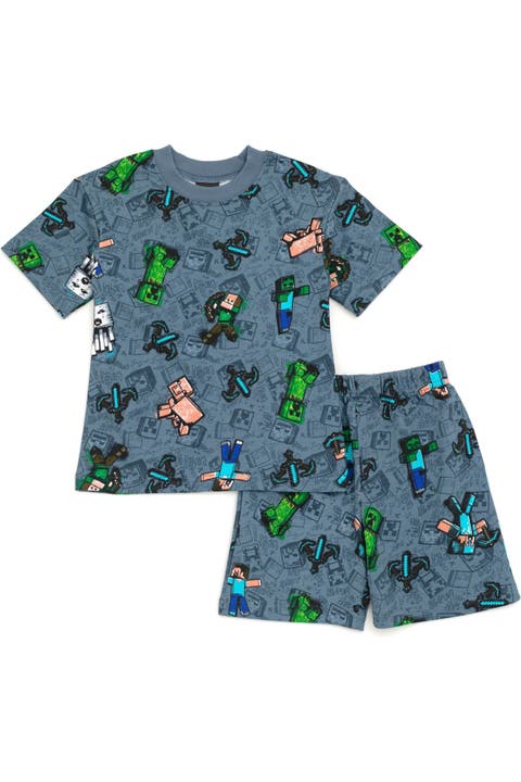 T-Shirt and French Terry Shorts Set (Little Kid & Big Kid)
