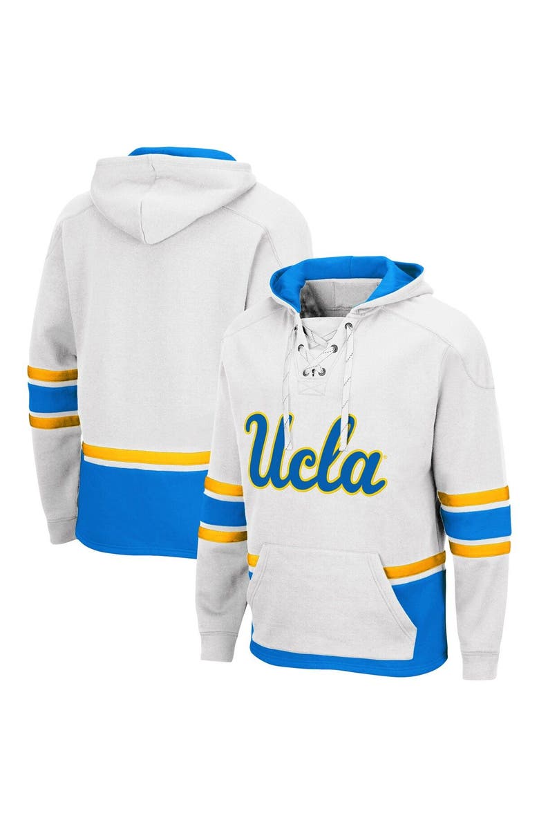 COLOSSEUM Men's Colosseum White UCLA Bruins Lace Up 3.0 Pullover Hoodie, Main, color, White