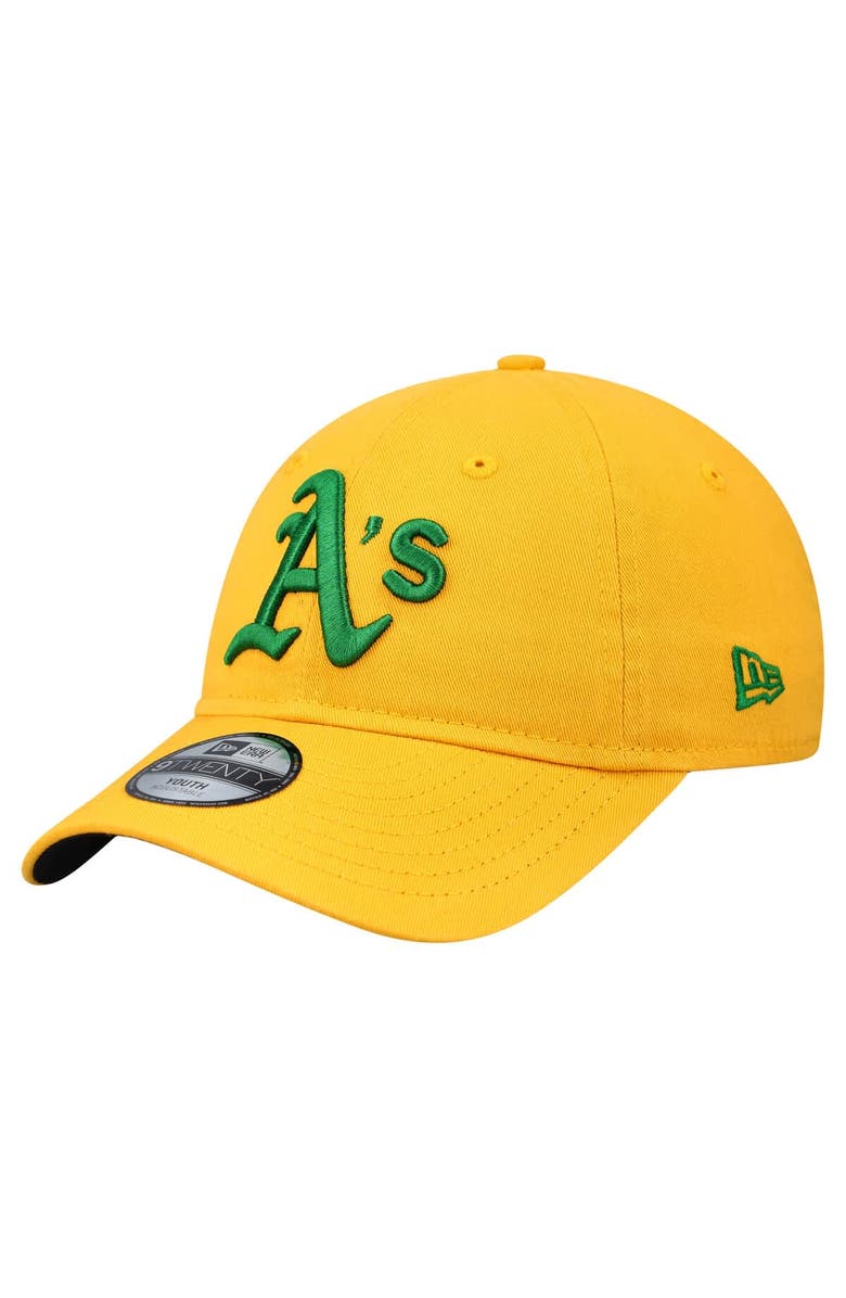New Era Youth New Era Gold Athletics 2025 Spring Training 9TWENTY Adjustable Hat, Alternate, color, Gold