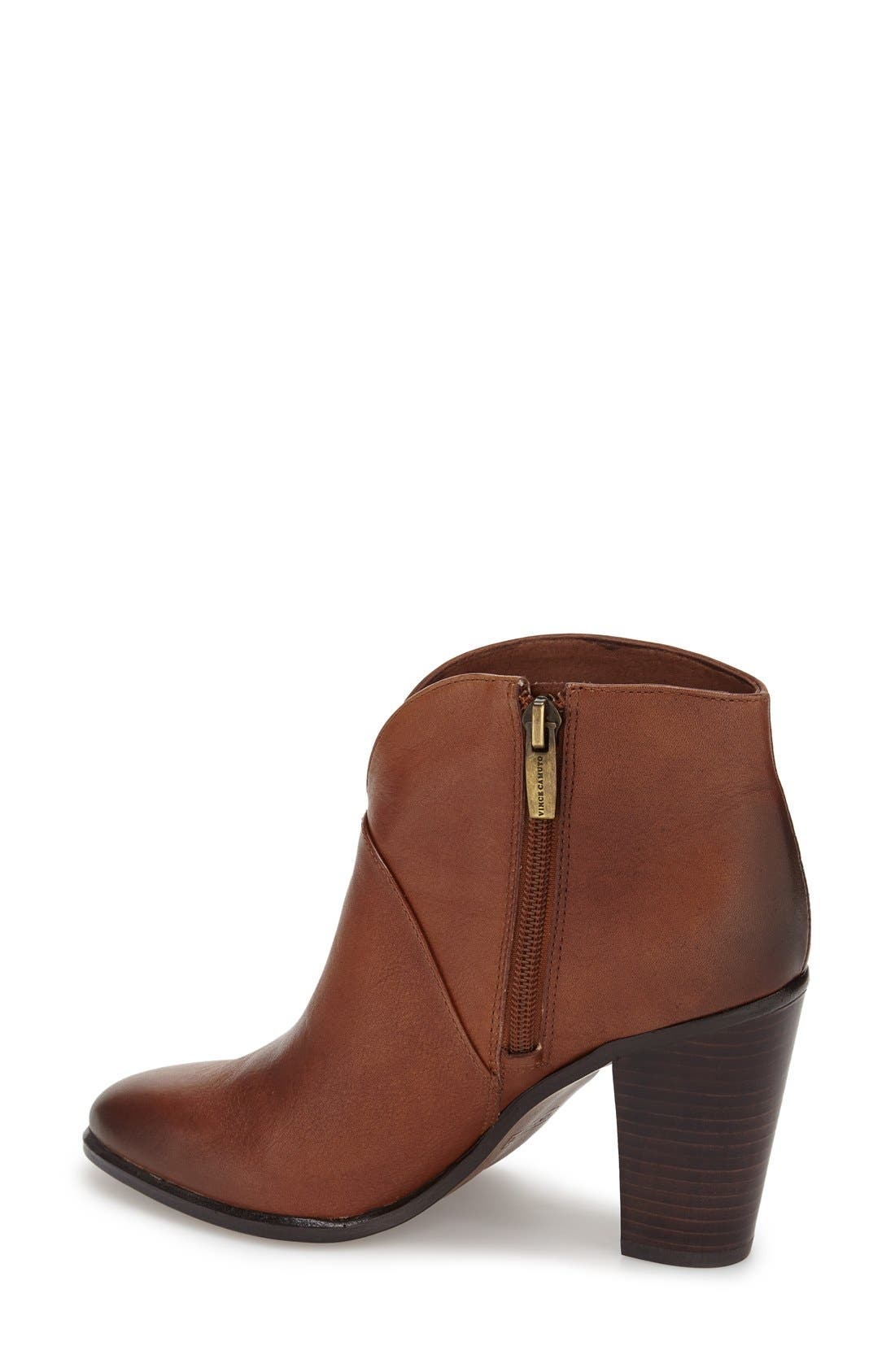 'Franell' Western Bootie, Alternate, color, RICH COGNAC LEATHER