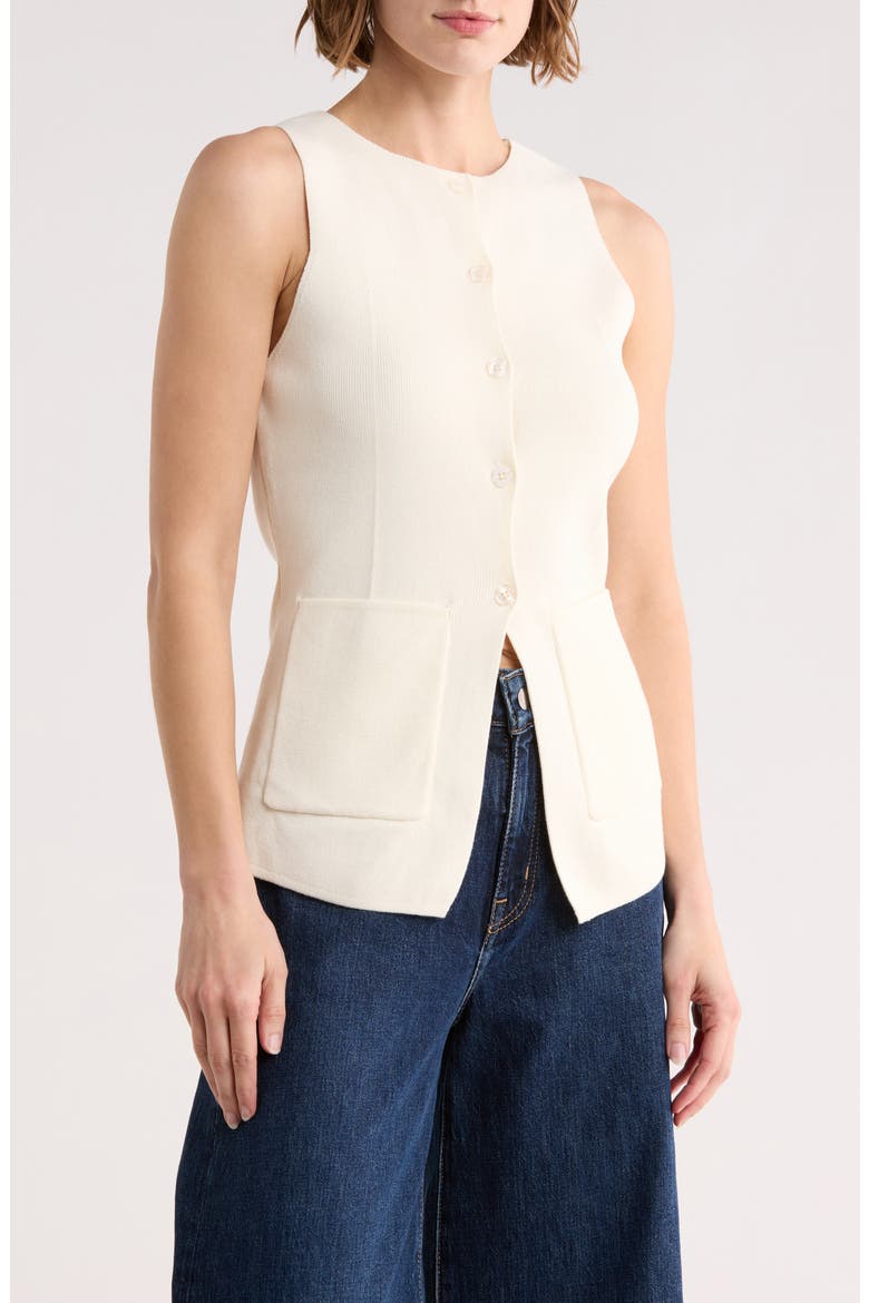 Sweater Vest, Main, color, IVORY