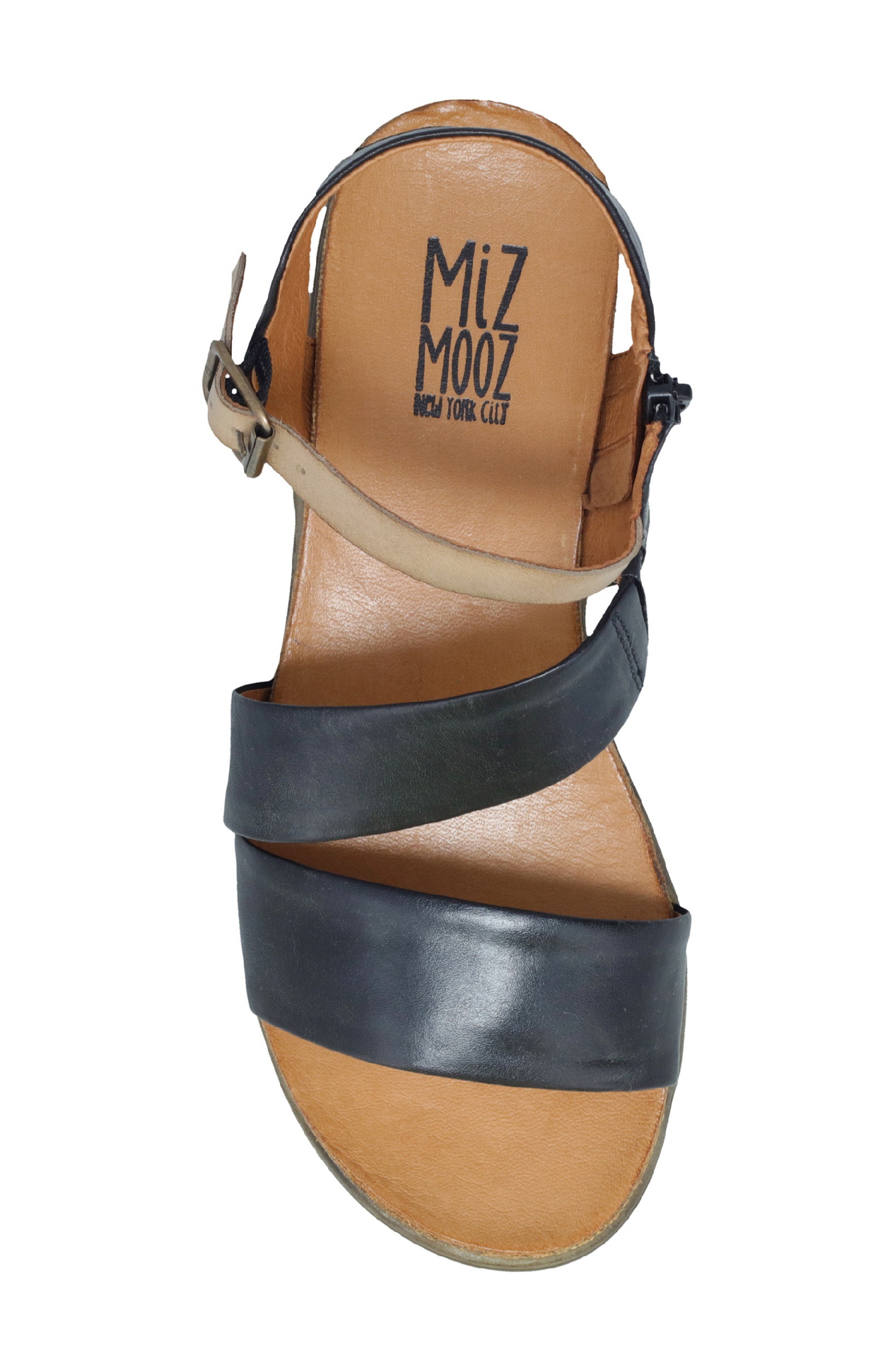Miz Mooz Meadow Sandal, Alternate, color, Black