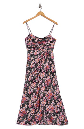 Cinq À Sept Kasia Floral Print Sleeveless Dress In Multi
