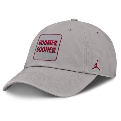 Men's Jordan Brand Gray Oklahoma Sooners Local Club Adjustable Hat