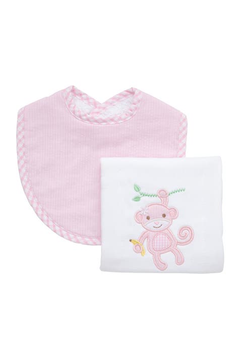 Playful Pals Basic Bib & Burp Boxed Set