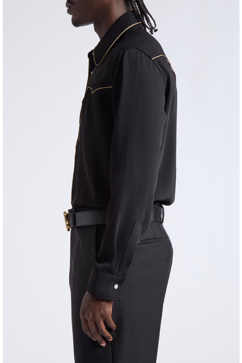 Western Shirt, Alternate, color, BLACK