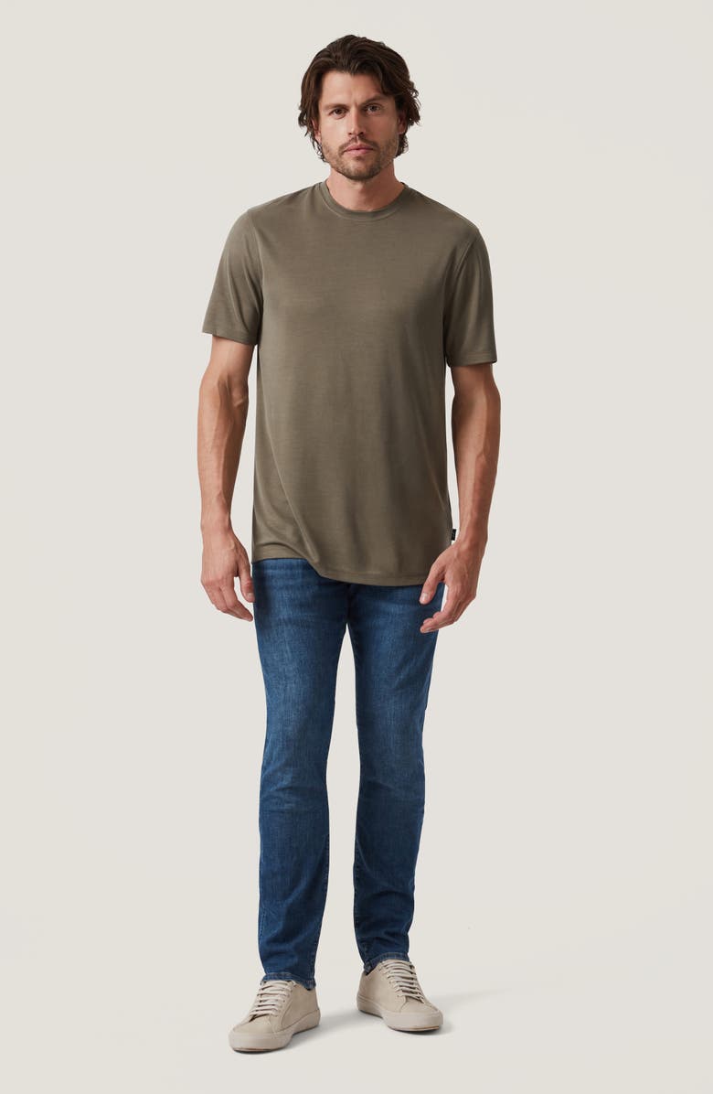 34 Heritage Piqué T-Shirt, Alternate, color, Smokey Olive