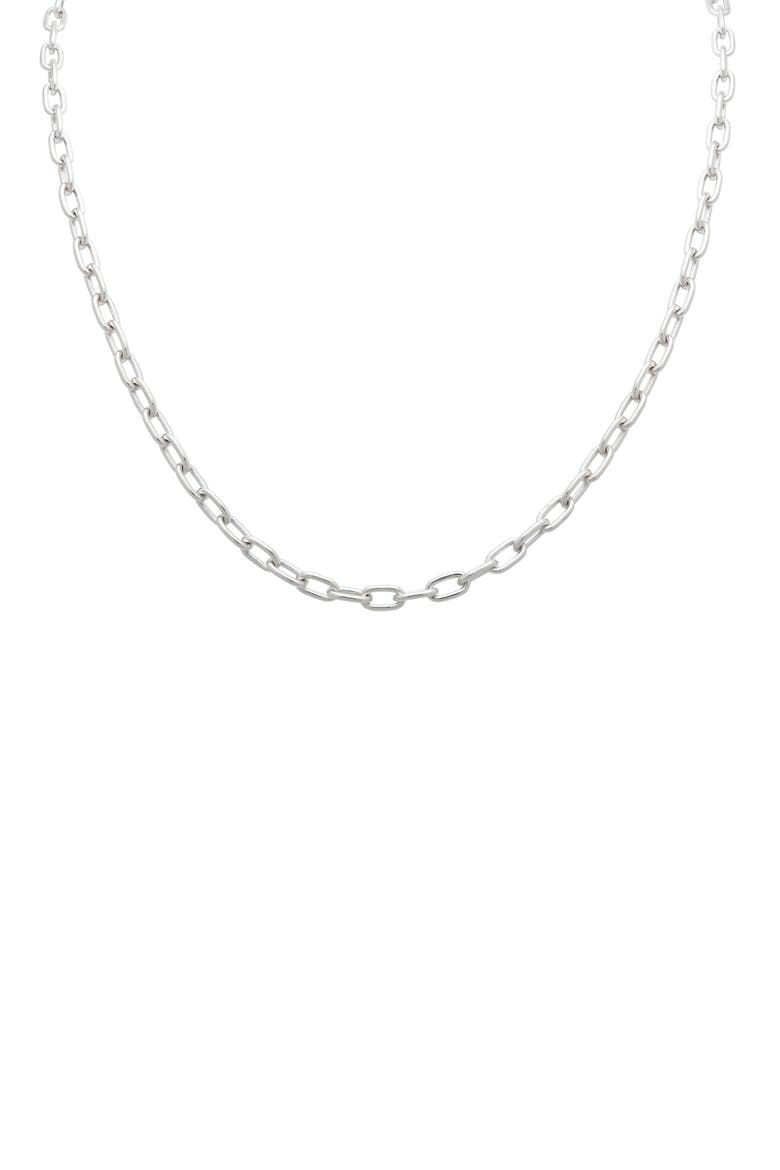 14K Gold Chain Necklace, Main, color, WHITE GOLD