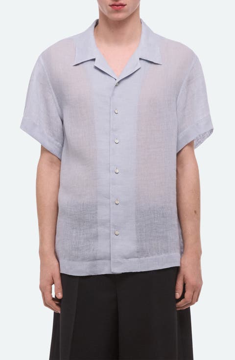 Relaxed Linen Camp Shirt
