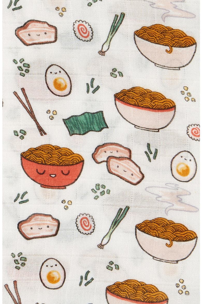 Ramen Muslin Swaddle Blanket, Alternate, color, MULTICOLOUR