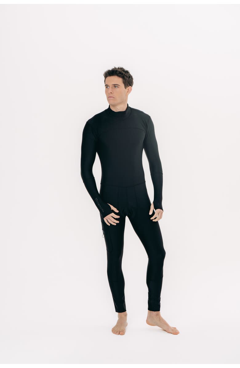 TUTUBLUE Men's Full-Body One-Piece Swimsuit - UPF 50+, Alternate, color, Ink Black