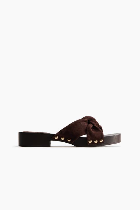 Suede Sandals