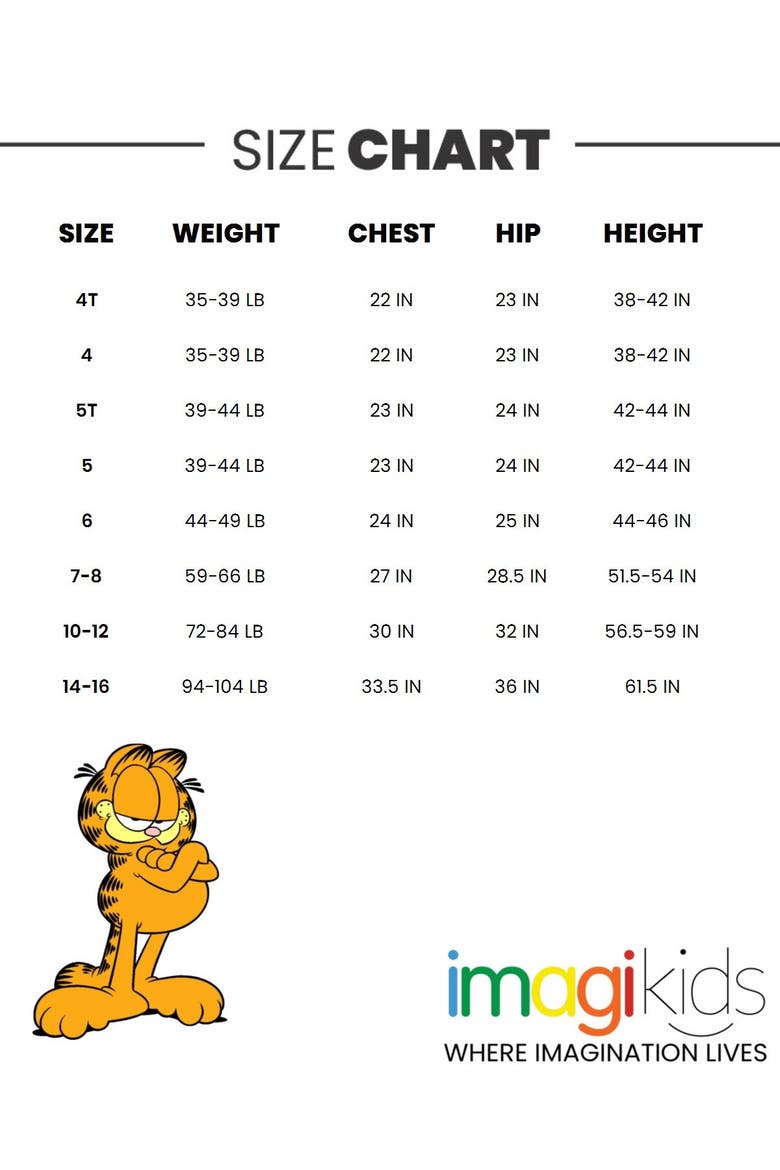 Hooded T-Shirt, Alternate, color, Garfield Orange