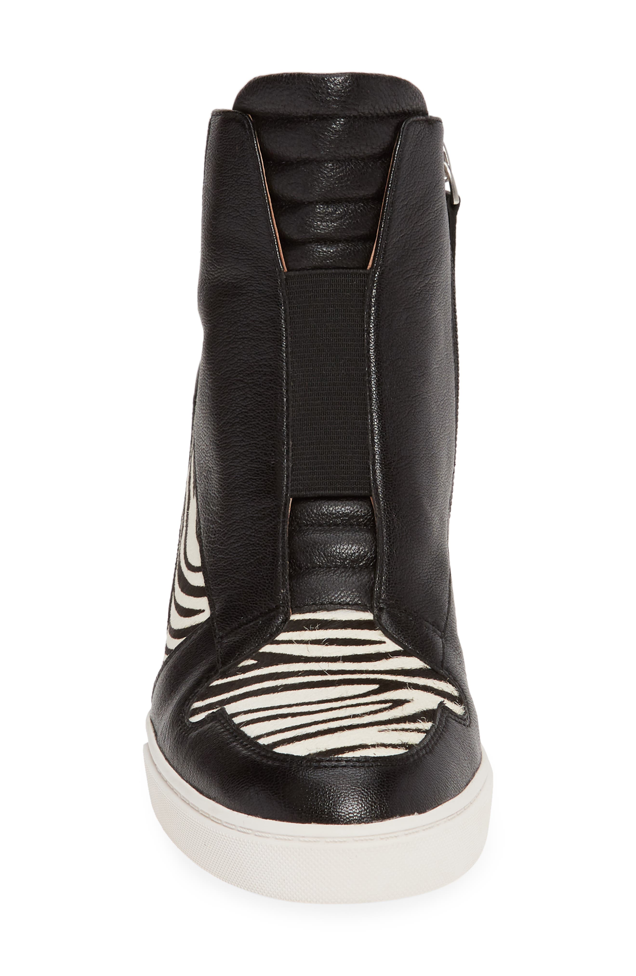 Linea Paolo Filipa II Wedge Sneaker Bootie, Alternate, color, Bl/Wht/Bl