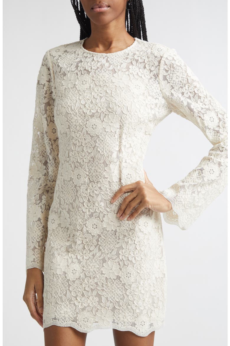 long sleeve lace dress with boots Evelyn Dress - Black, AU/UK 10