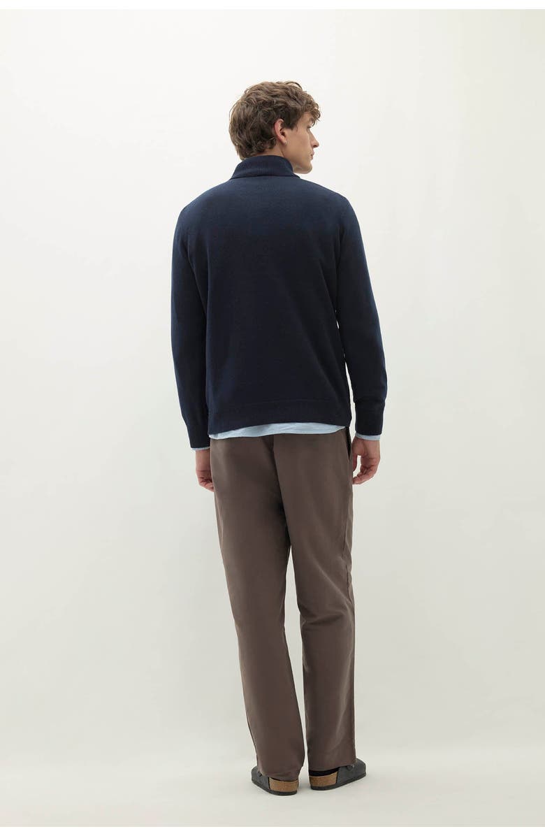 NAKED CASHMERE Nicholo Cashmere Turtleneck, Alternate, color, Ink Navy