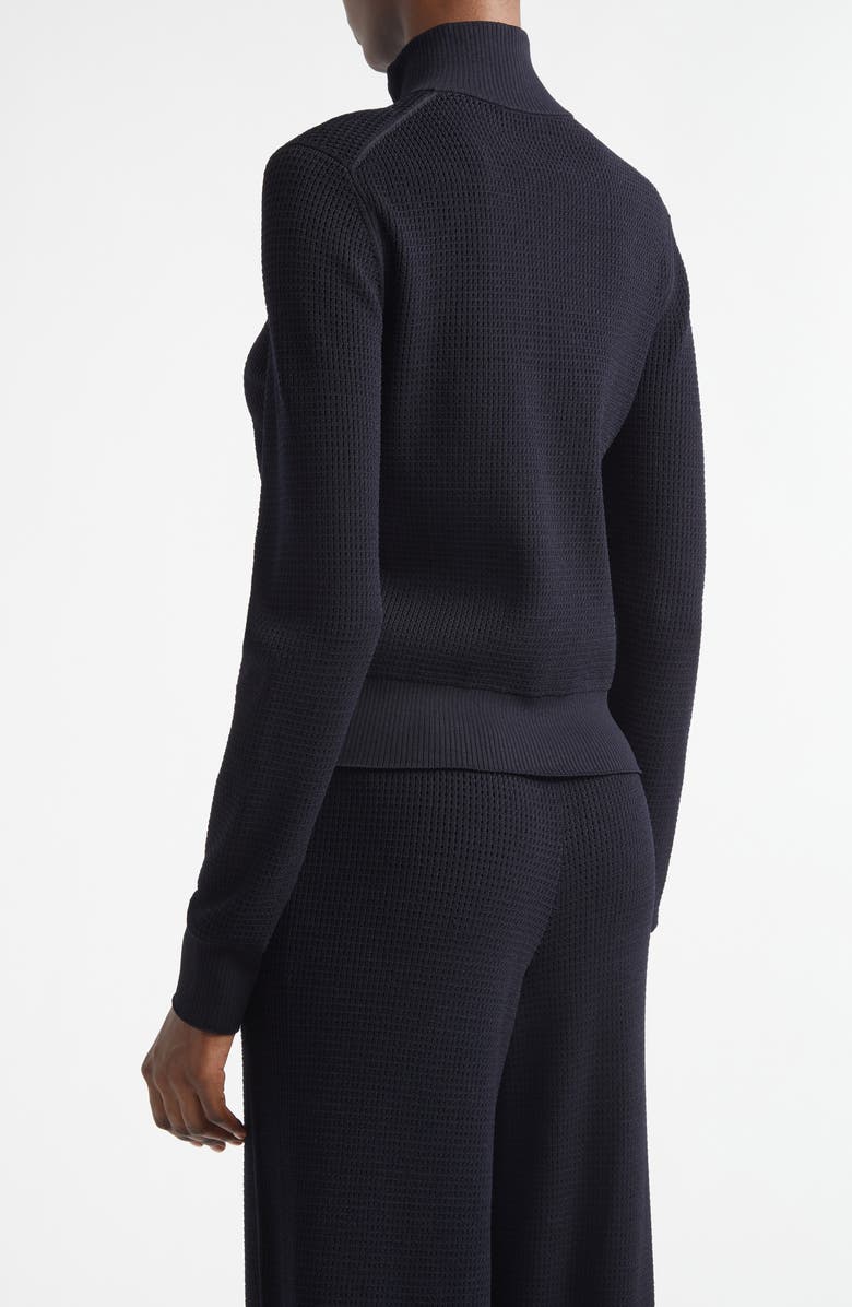 A.L.C. Jax Knit Zip Cardigan, Alternate, color, Navy