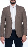 VELLAPAIS Plaid Sport Coat