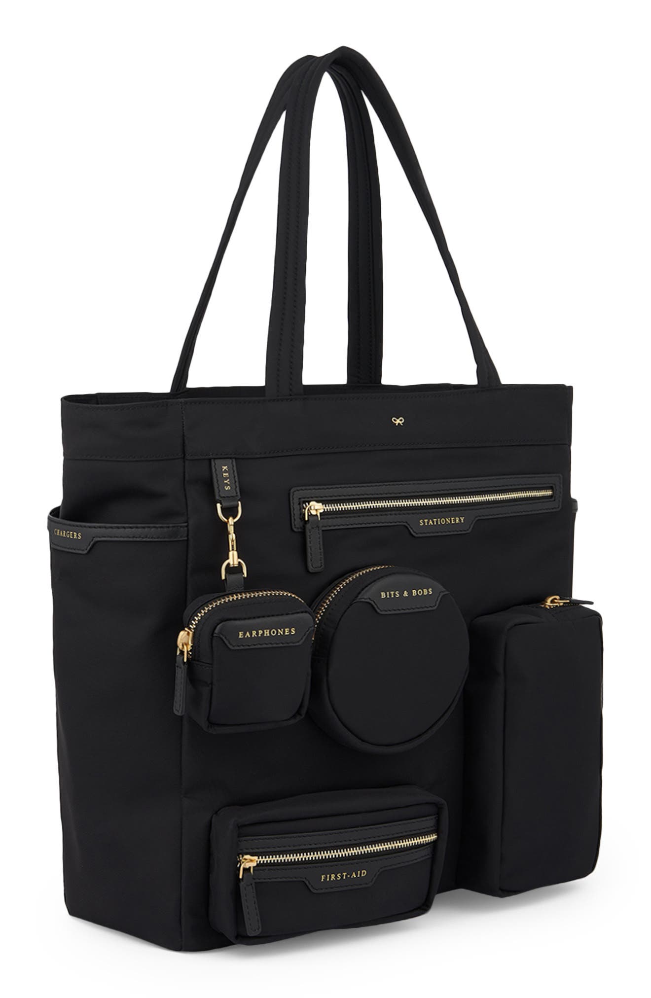 Anya Hindmarch Working From Home Nylon Tote, Alternate, color, 