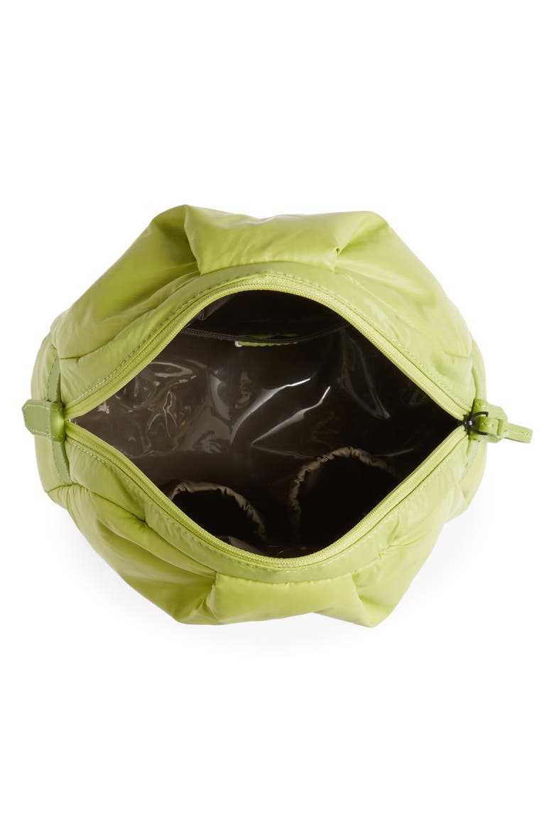 Medium Nimbus Water Repellent Nylon Pouch, Alternate, color, LIME