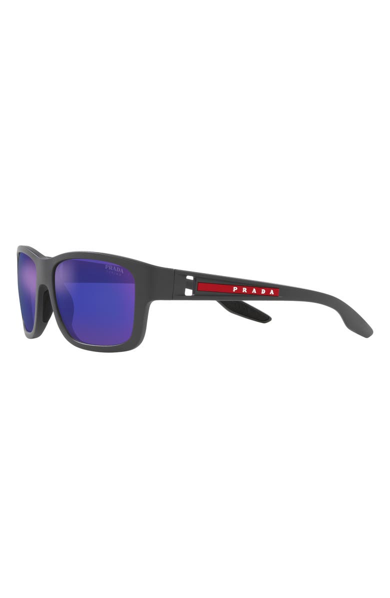 Prada Linea Rossa Prada Pillow 59mm Sunglasses, Alternate, color, 