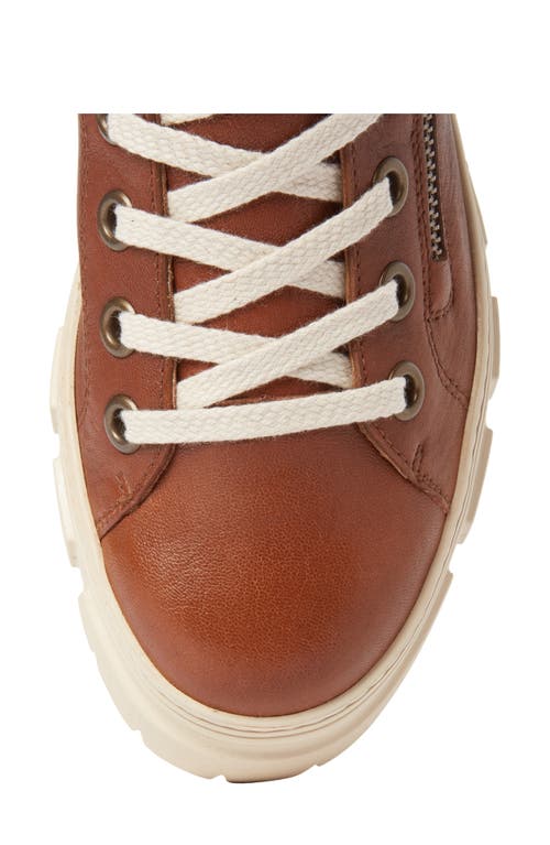Paul Green Novie Lace-up Bootie In Brown