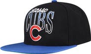 Mitchell & Ness Men's Mitchell & Ness Black Chicago Cubs Rise Up Snapback Hat