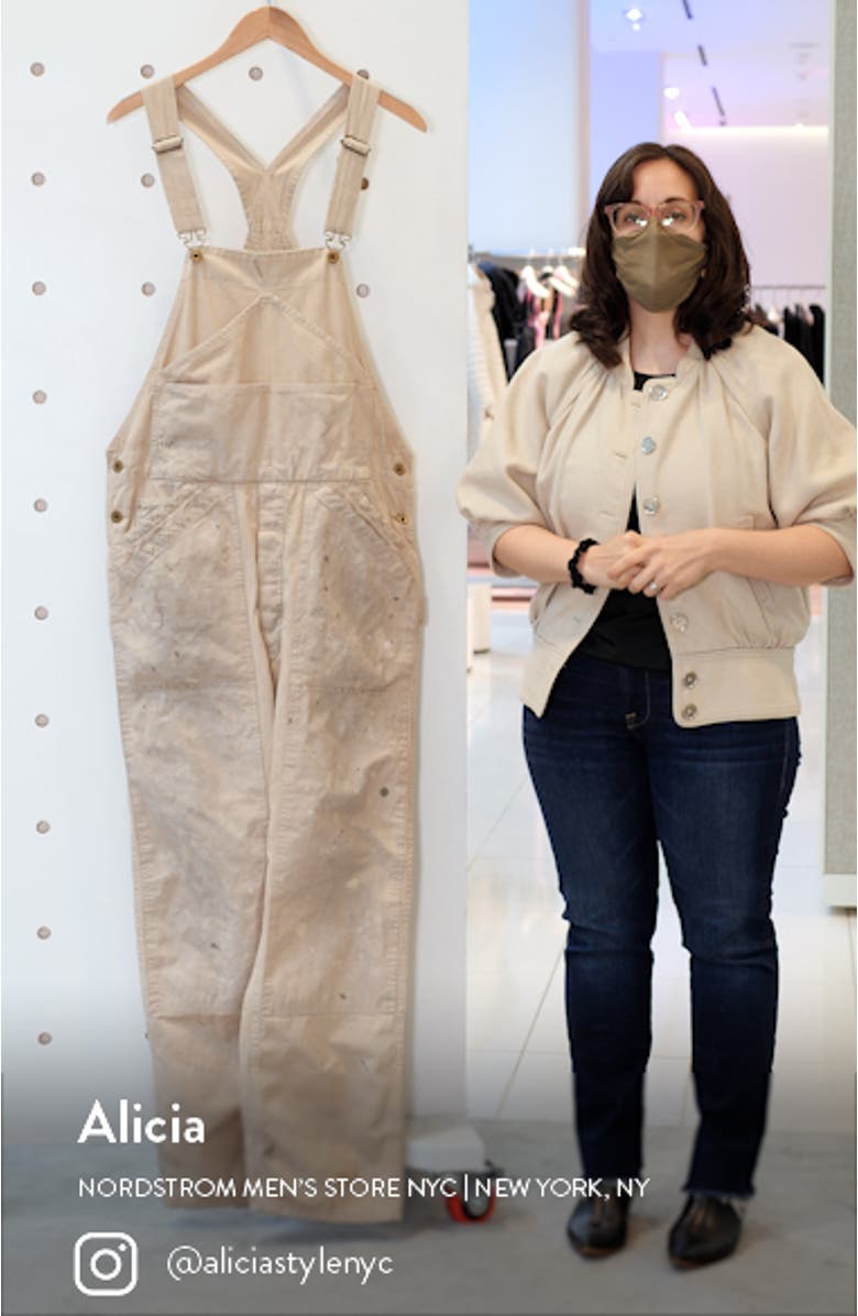 RRL Renshaw Canvas Panel Twill Overalls, sales video thumbnail