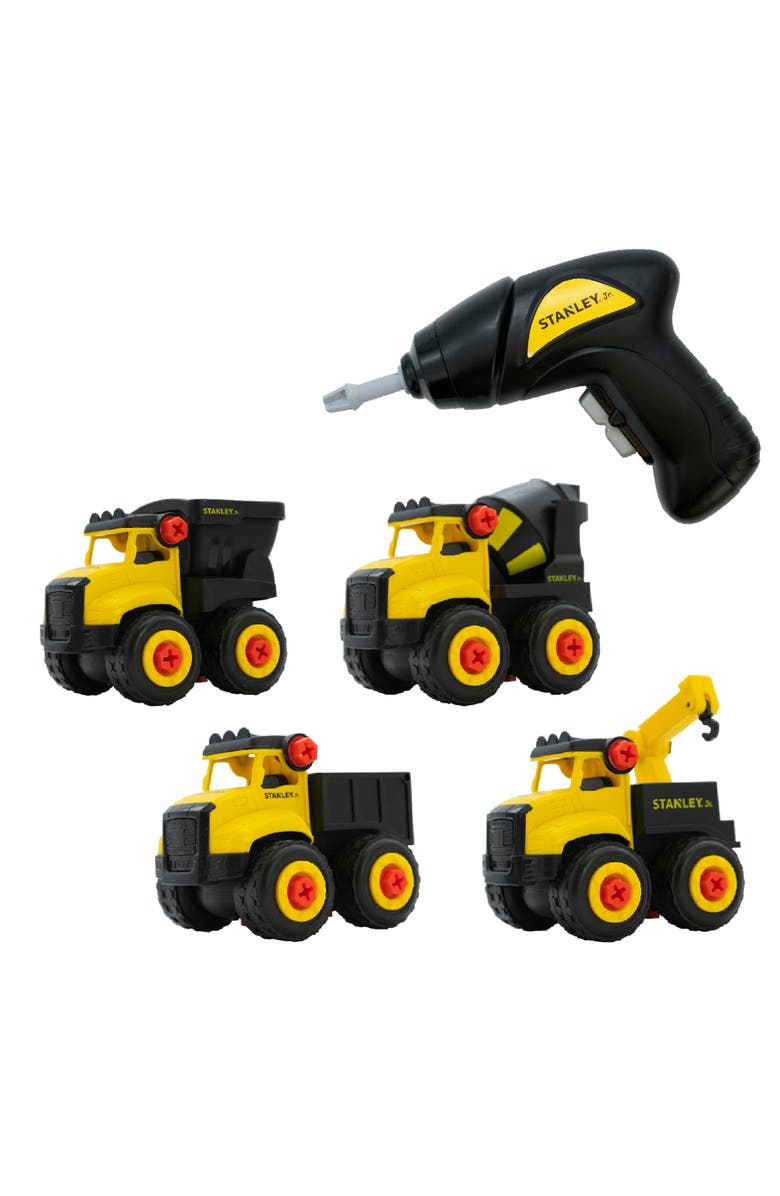 Stanley Jr TAP DOT SET including 4 mini trucks, Alternate, color, Multi Color