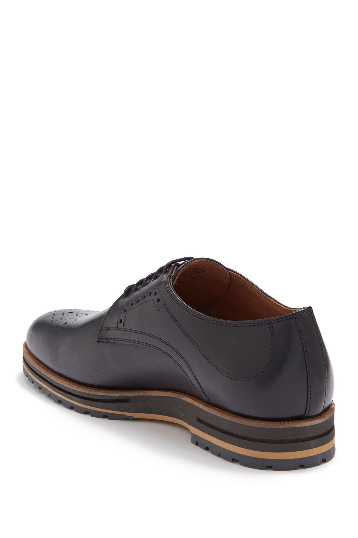 MORAL CODE Mayson Leather Medallion Derby, Alternate, color, 