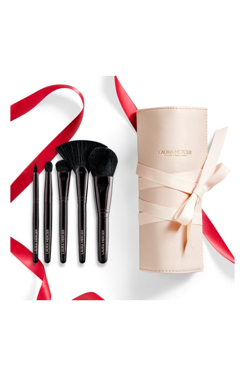 Laura Mercier Sweeping Beauty Travel Size Essential Brush Set, Alternate, color,