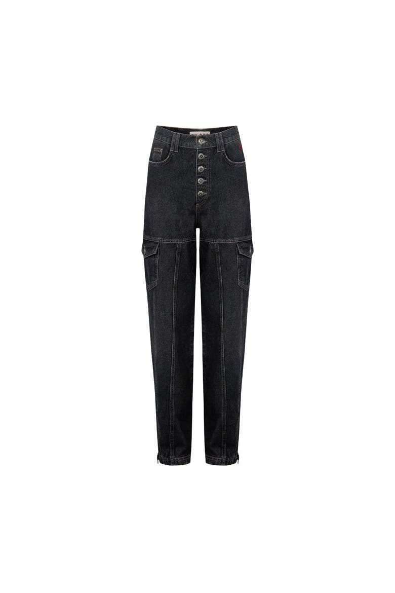 Your *Itch Zipped Denim Pant, Alternate, color, BLACK