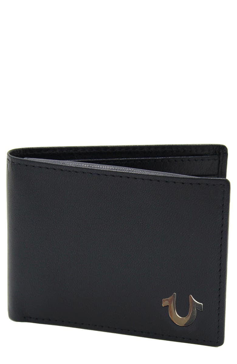 True Religion Aglet Slim Bifold RFID Wallet, Main, color, 