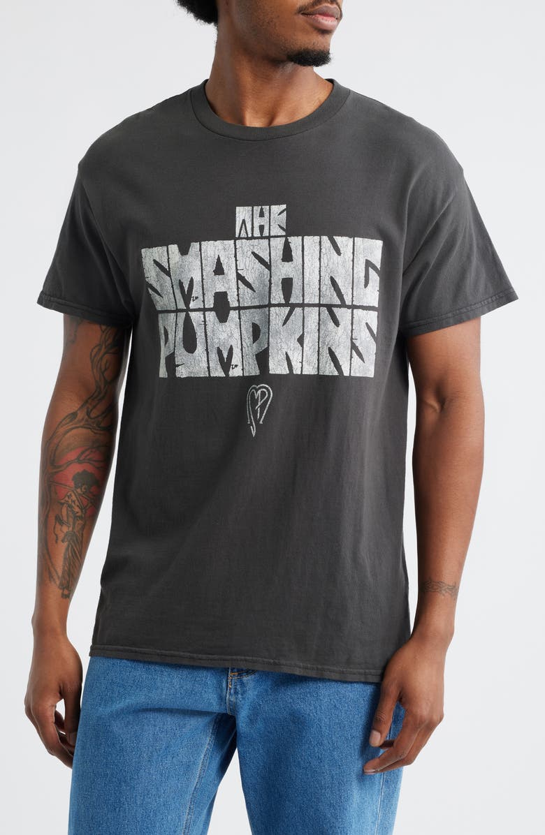 The Smashing Pumpkins Tシャツ ブラック XL The Smashing Pumpkins Zero Distressed Black T-Shirt NEW OFFICIAL