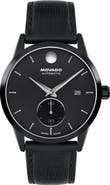 Movado Museum Taga Automatic Leather Strap Watch