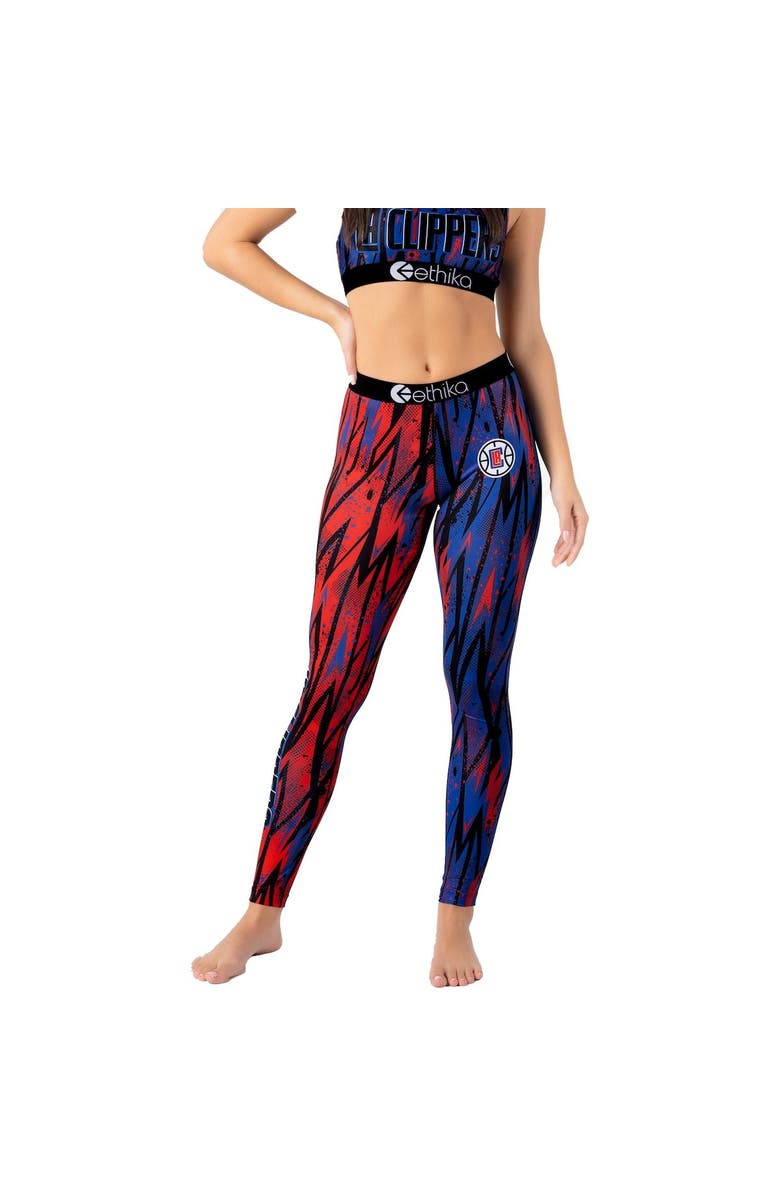 Ethika Women's Ethika Red/Royal LA Clippers Classic Leggings, Alternate, color, 