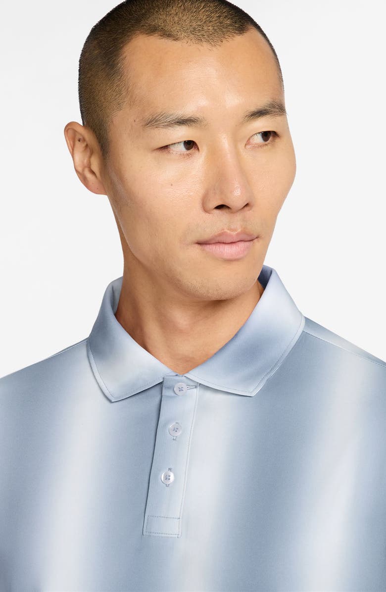 Nike Dri-FIT Par Ombré Stripe Golf Polo, Alternate, color, Football Grey