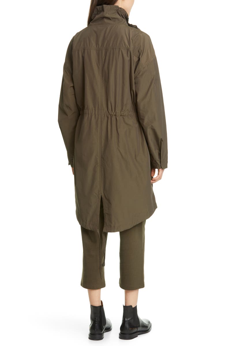 Eileen Fisher Fishtail Organic Cotton Blend Anorak, Alternate, color, 