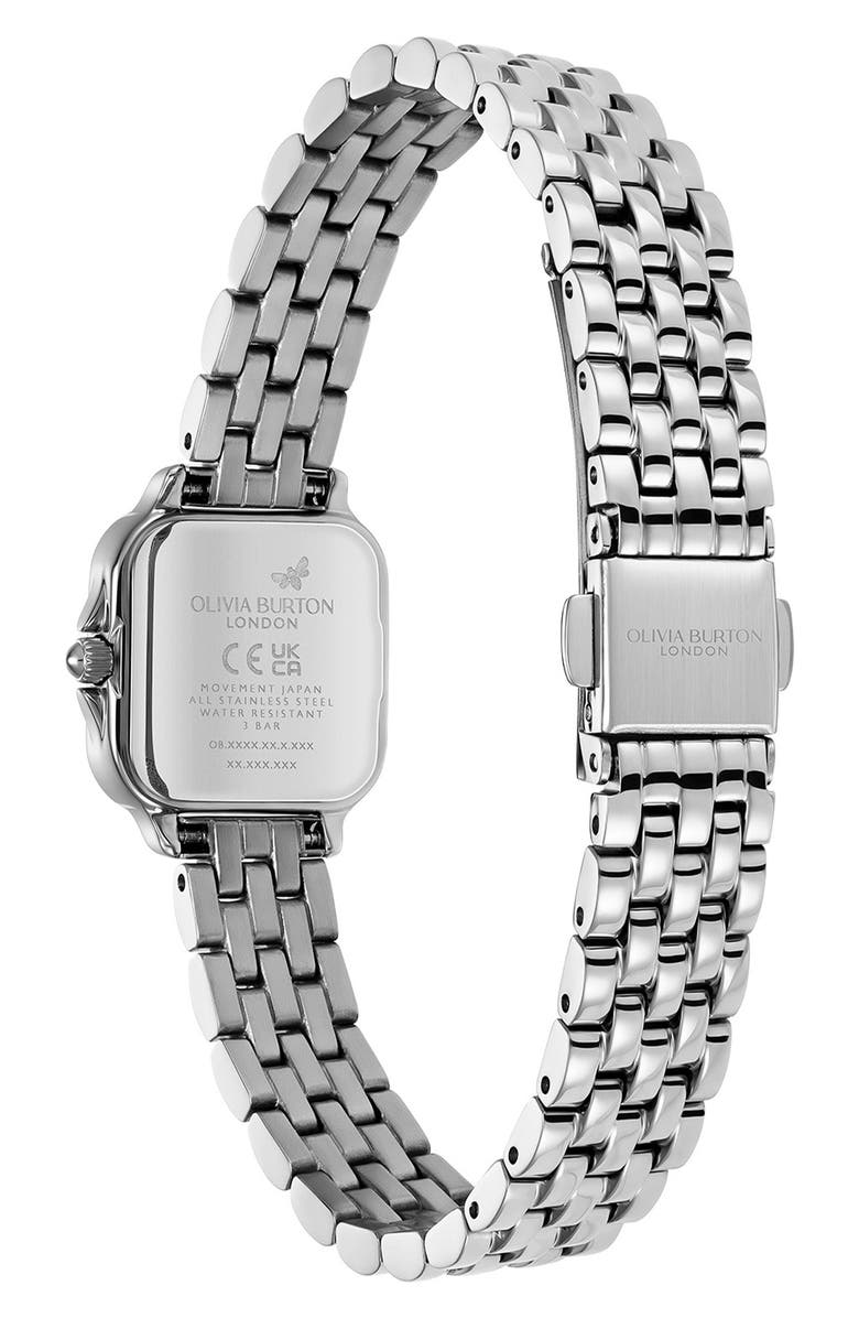 Olivia Burton Mini Grosvenor Bracelet Watch, 20mm, Alternate, color, Silver