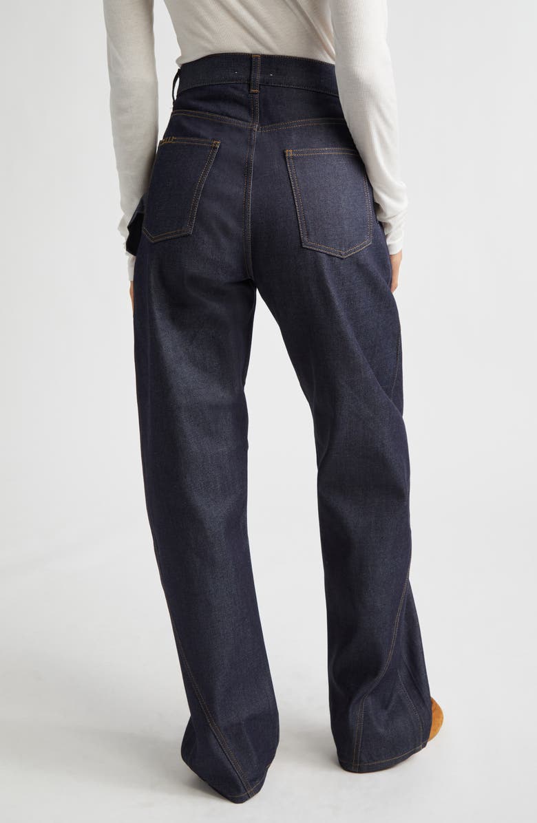 JW Anderson Twisted Workwear Jeans, Alternate, color, Indigo