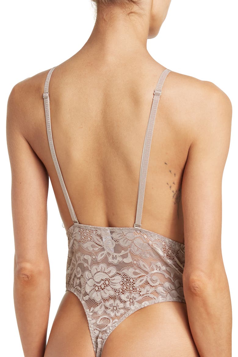 Lace Bodysuit, Alternate, color, COCOA