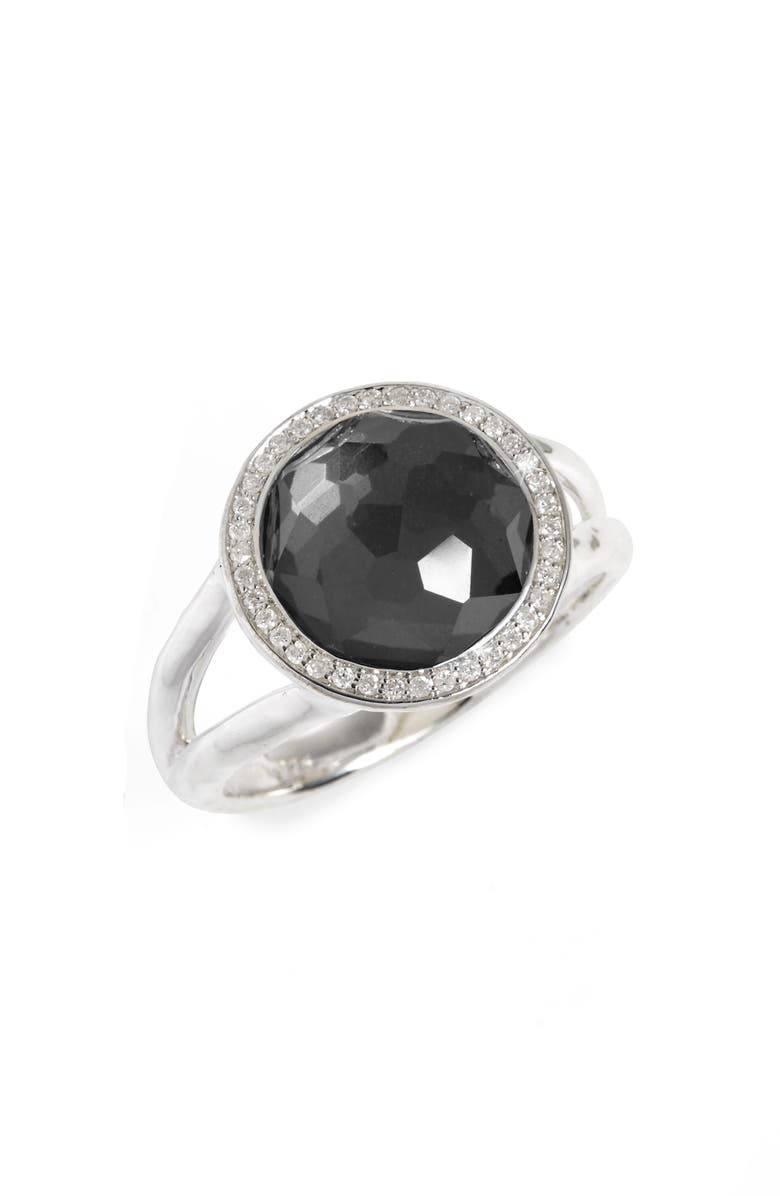 Ippolita Mini Stella - Lollipop Cocktail Ring, Main, color, Silver/ Hematite