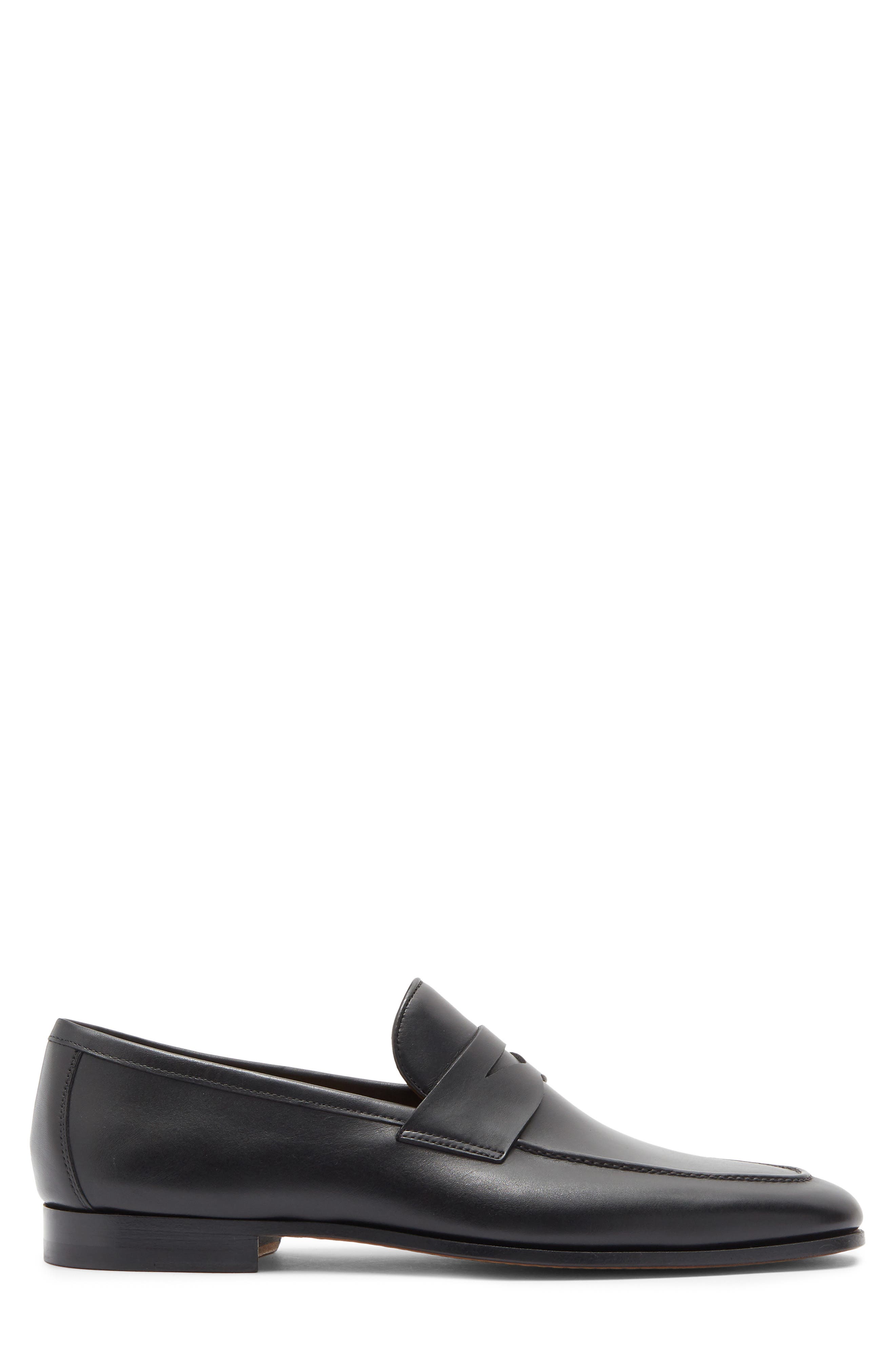Magnanni Diezma Penny Loafer, Alternate, color, Black