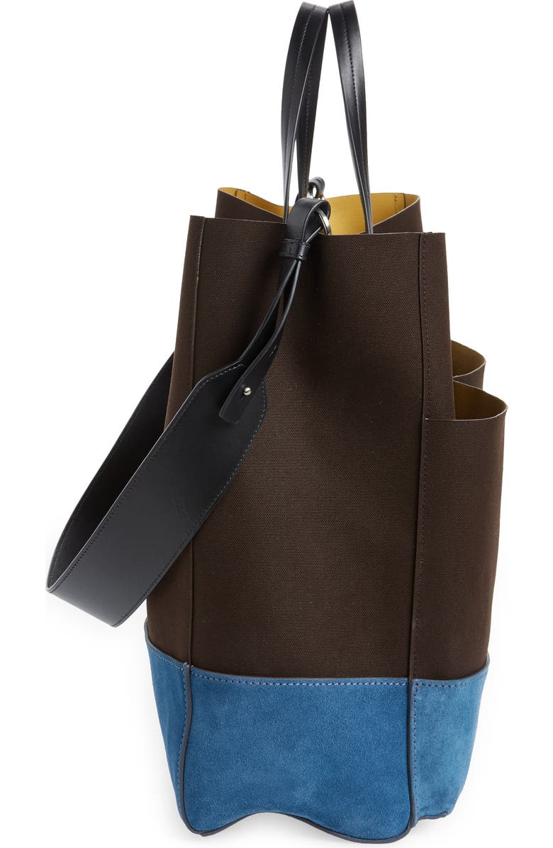 Jil Sander Base Pocket East/West Tote, Alternate, color,