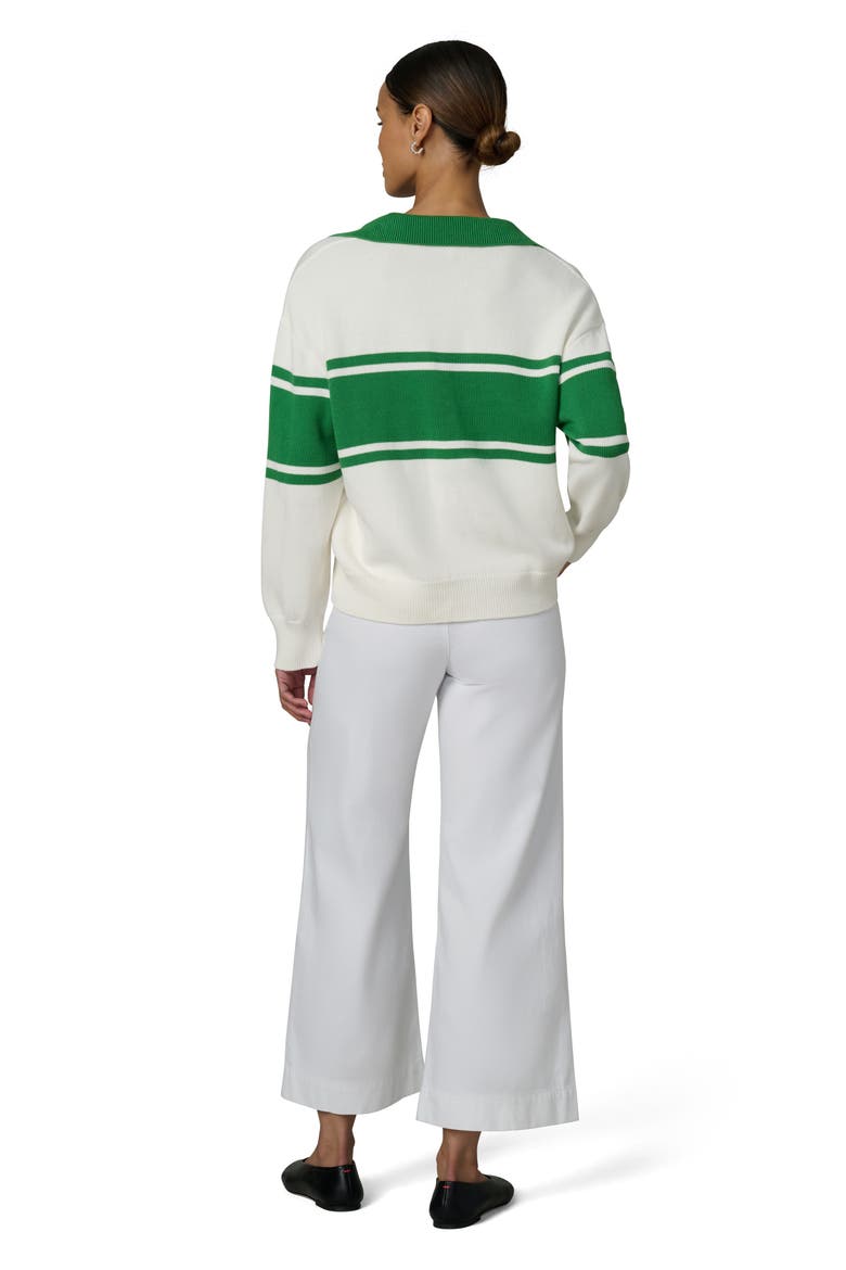 The Romie Polo Sweater, Alternate, color, ECRU